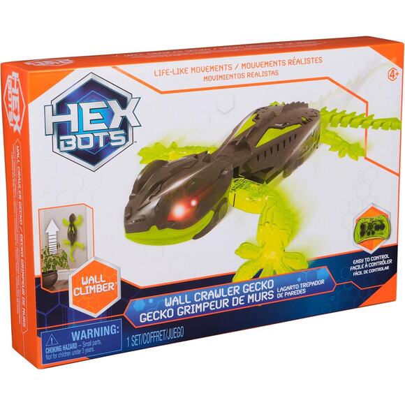 HEX BOTS Wall Crawler Gecko RC Robot Toy Boys Girls Ages 4 Up Rechargeable - Picture 8 of 9